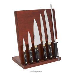 μαχαιρικά είδη Zwilling bob kramer carbon 2.0 7-τμχ, σετ μπλοκ μαχαιριών, καφέ-μαύρο 0NV4P8248 - Zwilling Μαχαιρια