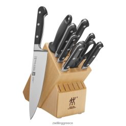 μαχαιρικά είδη Zwilling επαγγελματική s 10-τμχ, σετ μπλοκ με μπλοκ από φυσικό καουτσούκ, φυσικό 0NV4P8433 - Zwilling Greece