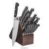 μαχαιρικά είδη Zwilling επαγγελματική s 16-τμχ, σετ μπλοκ μαχαιριών, καρυδιά 0NV4P8301 - Zwilling Greece