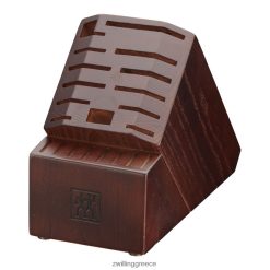 μαχαιρικά είδη Zwilling τέφρα αποθήκευσης, στάχτη, μπλοκ μαχαιριού άδειο με λεκέ από καρυδιά 0NV4P8383 - Zwilling Μαχαιρια