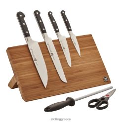 μαχαιρικά είδη Zwilling pro 7-τμχ, σετ με μαγνητικό καβαλέτο μπαμπού, μπαμπού 0NV4P8406 - Zwilling Greece